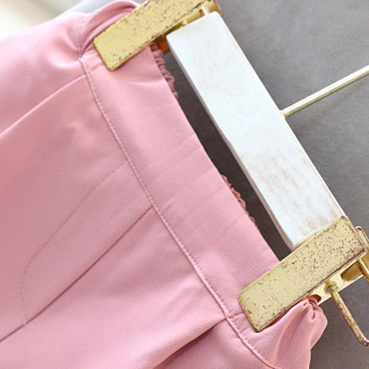 Conjunto de Tres Piezas Infantil: Chaleco, Shorts y Blusa de Gasa Ligera para Primavera y Verano - Image 14