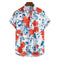 Camisa Casual de Solapa con Estampado Floral