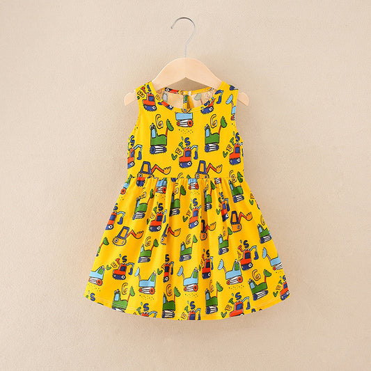 Vestido Falda Línea A para Niñas - Tallas Pequeña y Mediana - Image 2