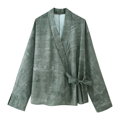 Conjunto de Dos Piezas: Blusa Bordada y Pantalón Pierna Ancha - Image 19