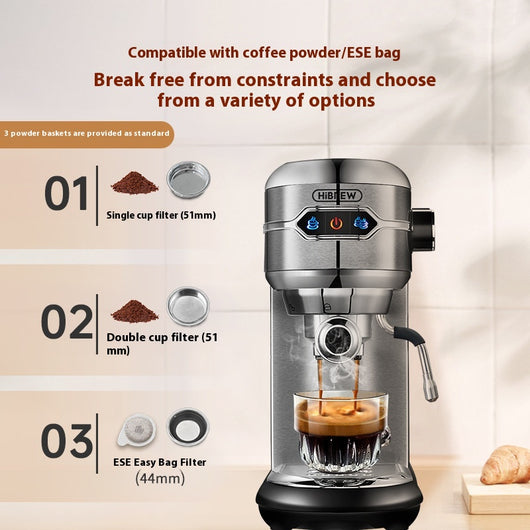 Cafetera Italiana Automática Doble Temperatura para Espresso y Bebidas Frías