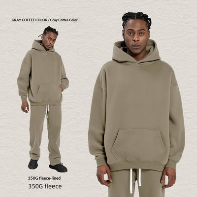 Sudadera con Capucha Forrada en Fleece - Corte Holgado y Cómodo - Image 12