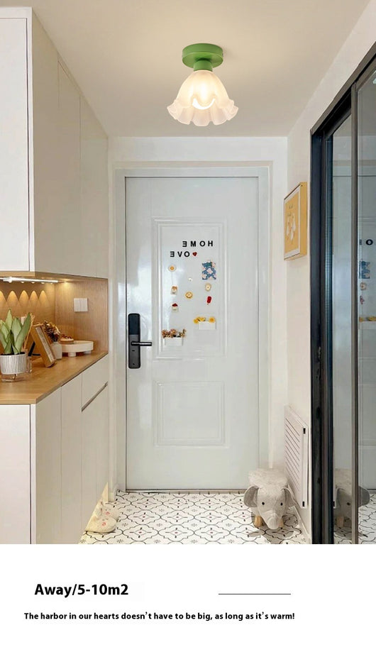Lámpara de Techo Moderna para Pasillo con Ventosa - Diseño Floral Minimalista - Image 13