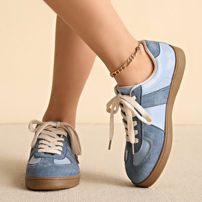 Zapatillas Deportivas Retro Clásicas con Cordones y Punta Redonda - Image 4