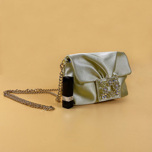 Bolso Bandolera Retro Arrugado con Cadena - Image 30