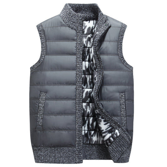Chaleco Acolchado Cálido para Hombre - Abrigo Grueso y Versátil