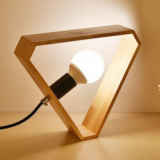 Lámpara de Escritorio con Protección Ocular y Luz Nocturna de Madera - Image 4