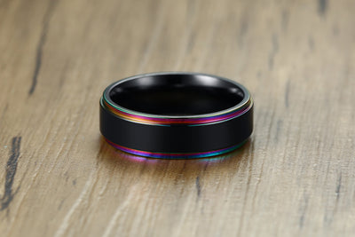 Anillo de Acero Inoxidable para Parejas - Diseño Moderno y Elegante - Image 10