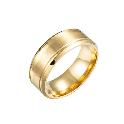 Anillos de Boda para Hombre 8MM en Plata, Oro y Negro - Image 9