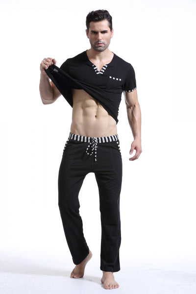 Pijama Deportivo de Algodón para Hombre - Conjunto Otoñal Cómodo - Image 8
