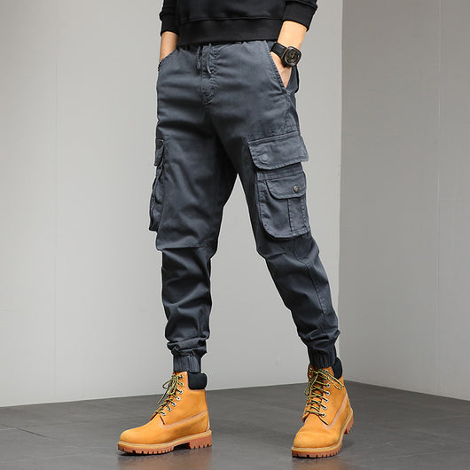 Pantalones Casuales Versátiles para Hombre Multi-Bolsillos