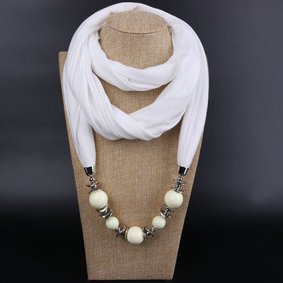 Collar Colgante de Cuentas Bib Elegante para Damas - Image 14