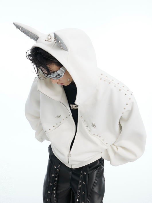 Suéter Hoodie Casual con Costuras Decorativas - Image 7