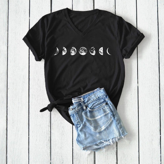 Playera Oversized Luna y Estrellas - Diseño Literario Minimalista - Image 2