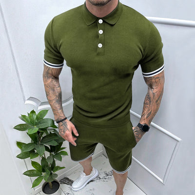 Camiseta Casual con Solapa y Botones para Hombre - Image 3