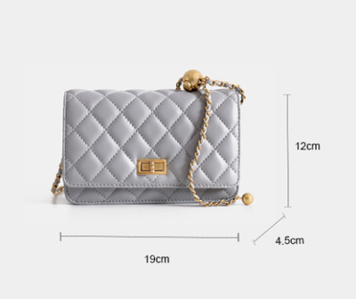 Bolsa Cuadrada Dorada de Piel Genuina - Cartera de Cuero Oveja Premium - Image 15