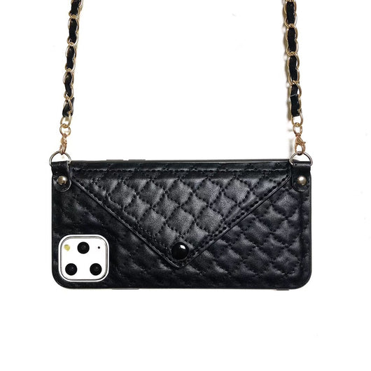 Funda de Cuero para Teléfono con Ranuras de Tarjeta y Cadena Xiaoxiangfeng - Image 8