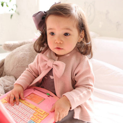Abrigo Infantil Casual con Moño - Blusa de Algodón Cuello Redondo - Image 12