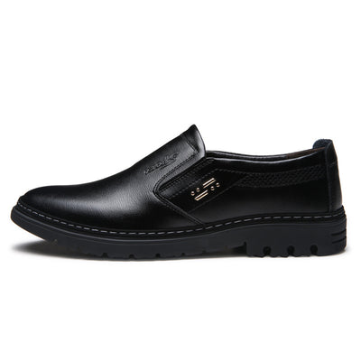 Zapatos Formales de Cuero para Hombre - Estilo Business Casual Punta Redonda - Image 5
