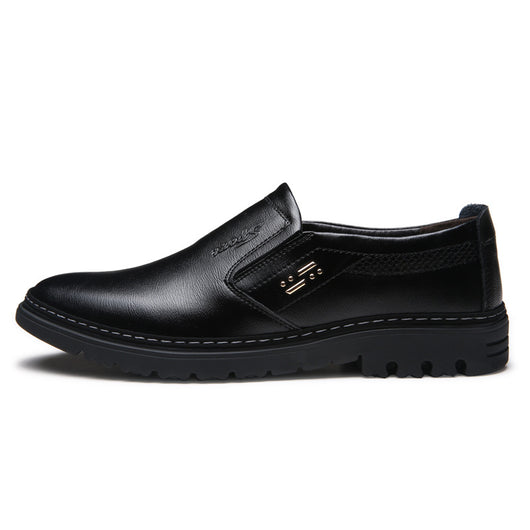 Zapatos Formales de Cuero para Hombre - Estilo Business Casual Punta Redonda - Image 5