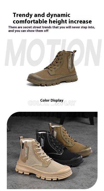 Botas de Trabajo Impermeables con Cierre Lateral para Hombre - Image 8