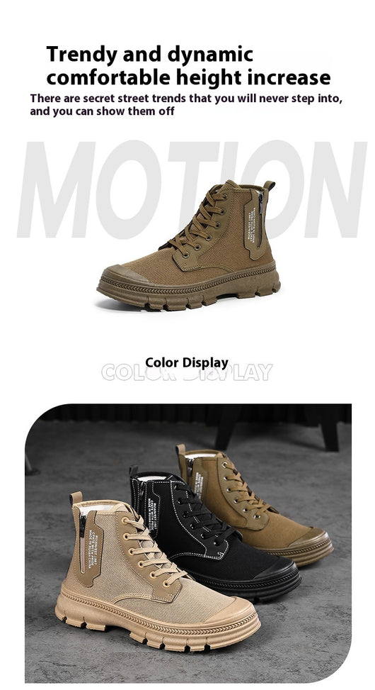 Botas de Trabajo Impermeables con Cierre Lateral para Hombre - Image 8