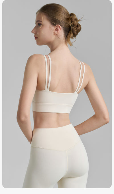Sujetador Deportivo Mesh Plisado Backless para Fitness - Image 12