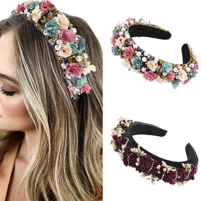 Diadema Floral Nupcial - Accesorios de Boda Europeos y Americanos - Image 14