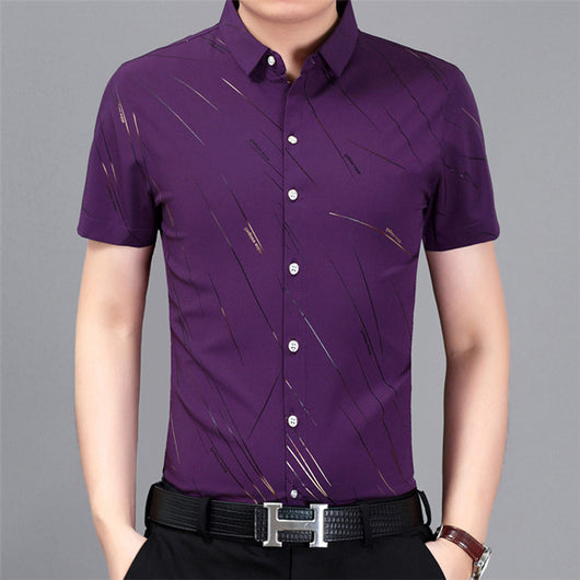 Camisa de Algodón de Manga Corta - Image 8