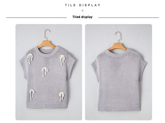 Blusa Suelta con Calados para Mujer - Manga Corta y Diseño Versátil - Image 13