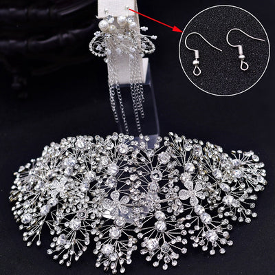Accesorios para el Cabello Nupcial con Cristales Rhinestone Hechos a Mano - Image 2