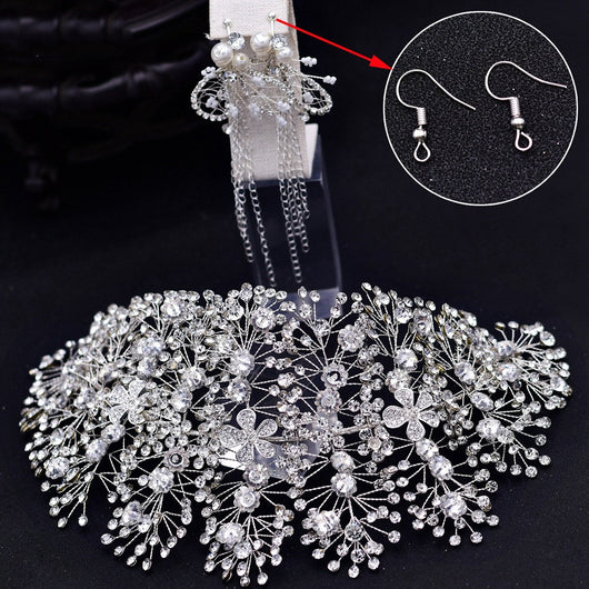 Accesorios para el Cabello Nupcial con Cristales Rhinestone Hechos a Mano - Image 2