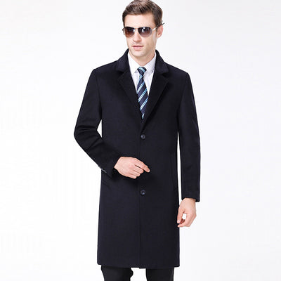 Abrigo Largo de Lana Hasta la Rodilla - Elegancia Atemporal - Image 10