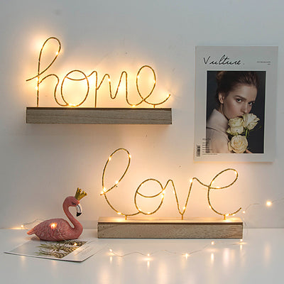 Letras Luminosas Decorativas - Luces Nocturnas Creativas - Image 12