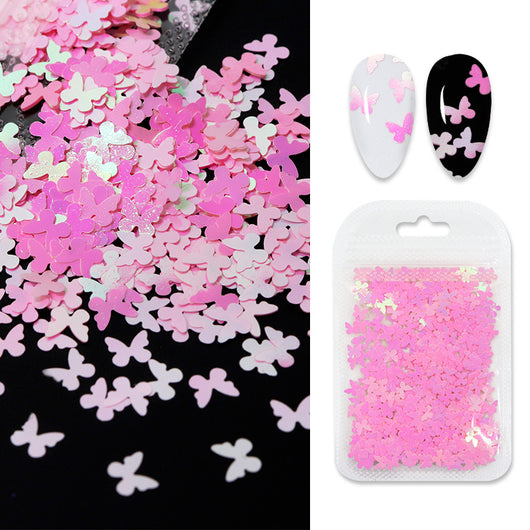 Secuencias de Cristal Mariposa para Uñas con Pegamento Profesional - Image 20