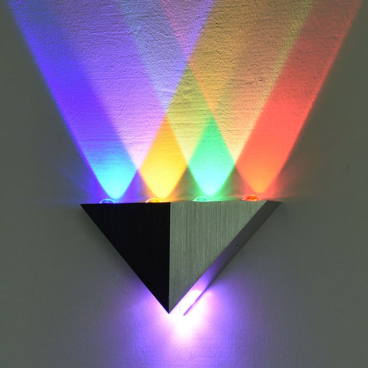 Lámpara de Pared LED Triangular Creativa