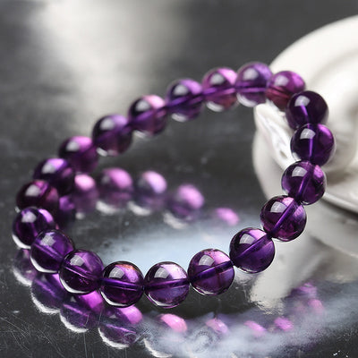 Pulsera de Ametista Natural con Eslabón Único - Image 5