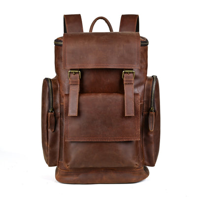 Mochila de Cuero Crazy Horse para Hombre - Piel de Res Premium - Image 6