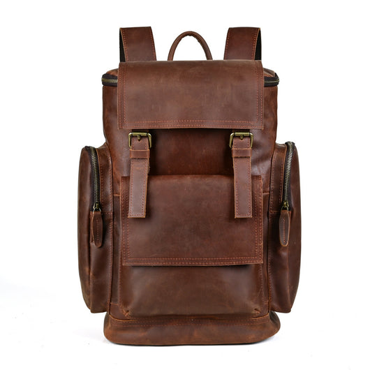 Mochila de Cuero Crazy Horse para Hombre - Piel de Res Premium - Image 6