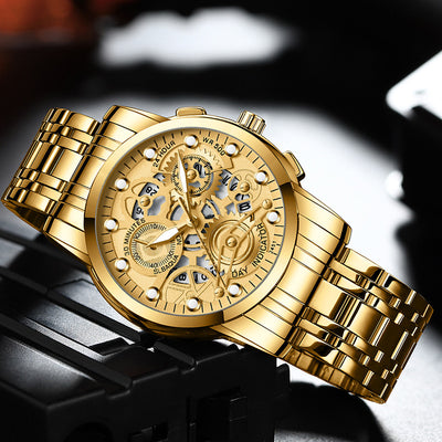 Reloj de Negocios Hueco para Hombre sin Mecanismo Visible - Image 9