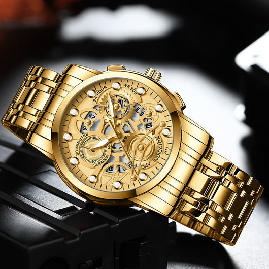 Reloj de Negocios Hueco para Hombre sin Mecanismo Visible - Image 9