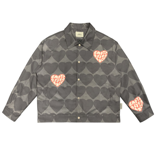 Chaqueta de Pareja con Estampado de Amor - Diseño Otoñal con Solapa Bordada - Image 8
