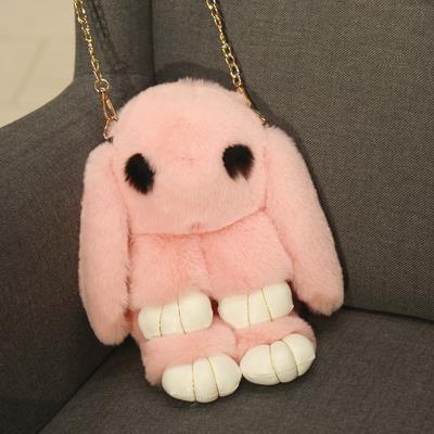 Bolso Mensajero Princesa Infantil de Peluche Suave Mediano para Niñas - Image 19