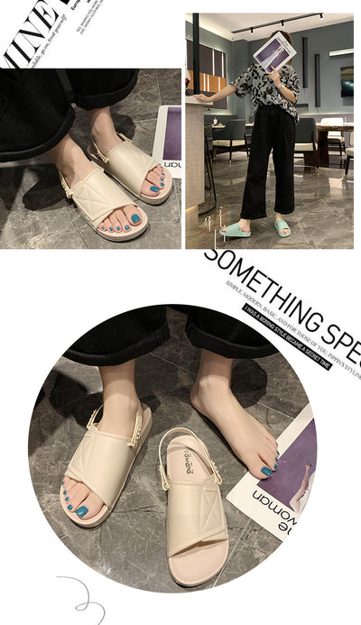 Sandalias Casuales de PVC Color Sólido - Comodidad y Estilo - Image 12