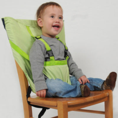 Silla Portátil de Alimentación para Bebé con Arnés de Seguridad