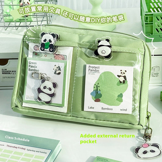 Estuche Organizador Panda de 12 Compartimentos con Capacidad Máxima - Image 4