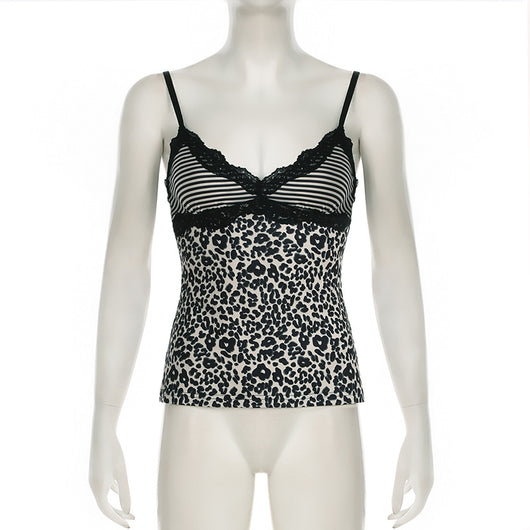 Top Sensual de Encaje Leopardo con Tirantes Ajustables - Image 15