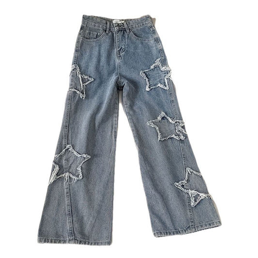 Jeans Rectos XINGX Cintura Alta Holgados para Mujer - Image 2