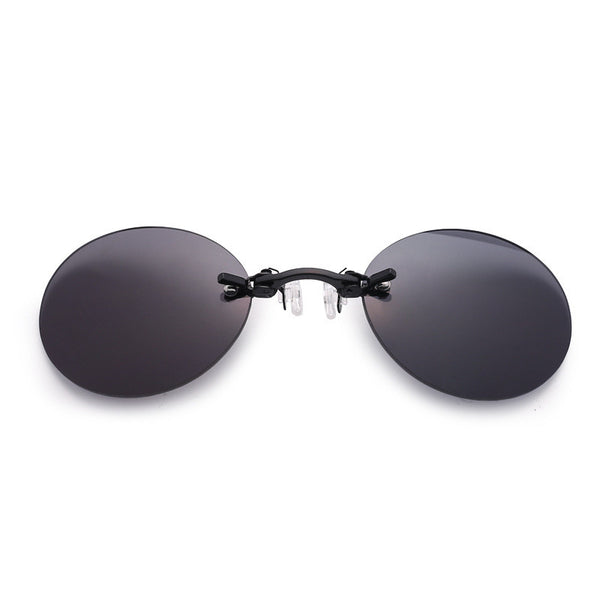 Gafas de Sol Retro Clip Sin Marco - Estilo Vintage Minimalista - Image 2