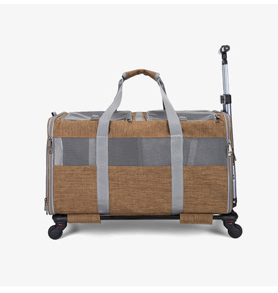Bolsa de Transporte Plegable para Mascotas con Ruedas y Correa - Image 9